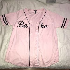 Baby pink jersey